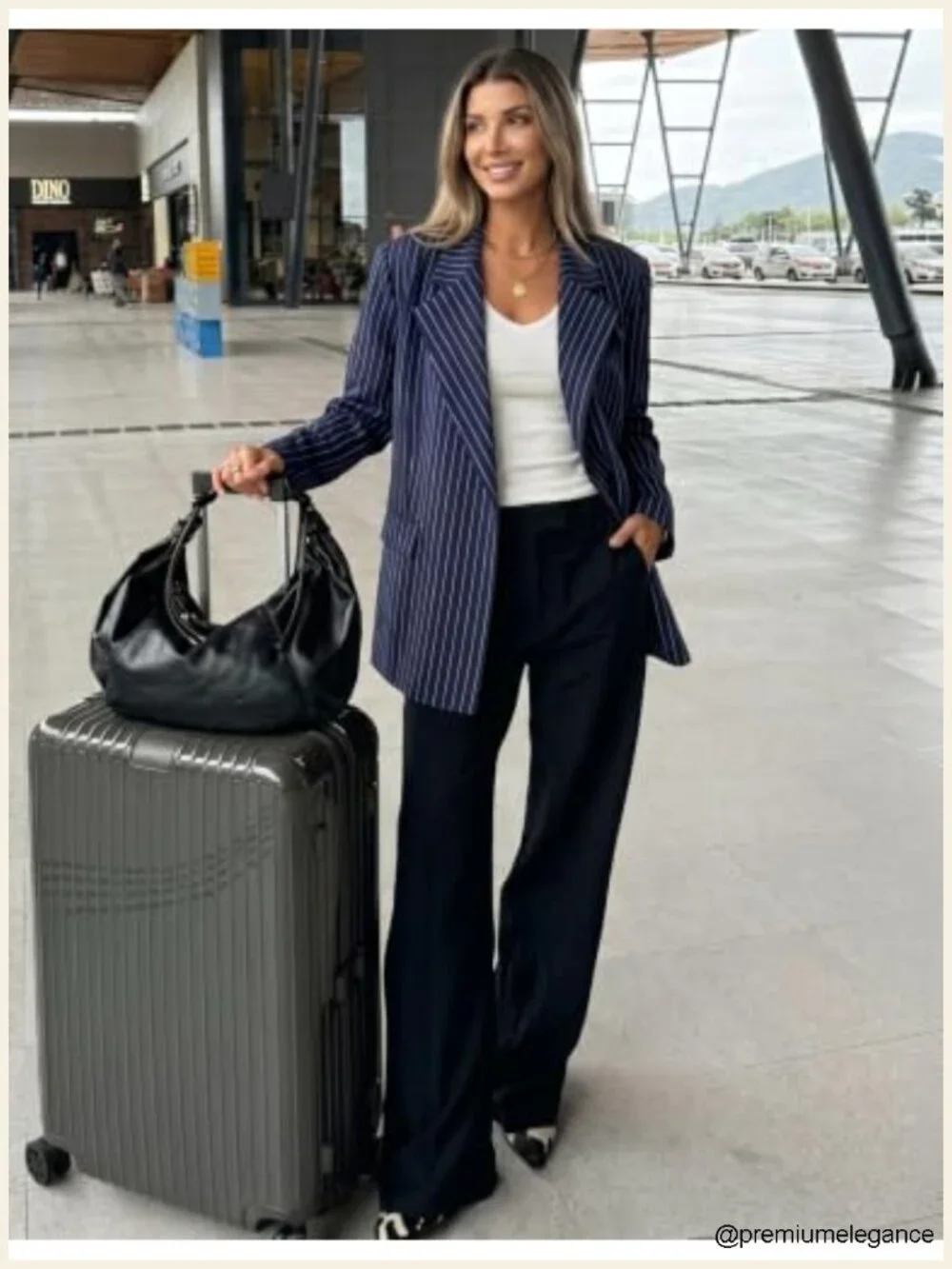 N/A chic striped
